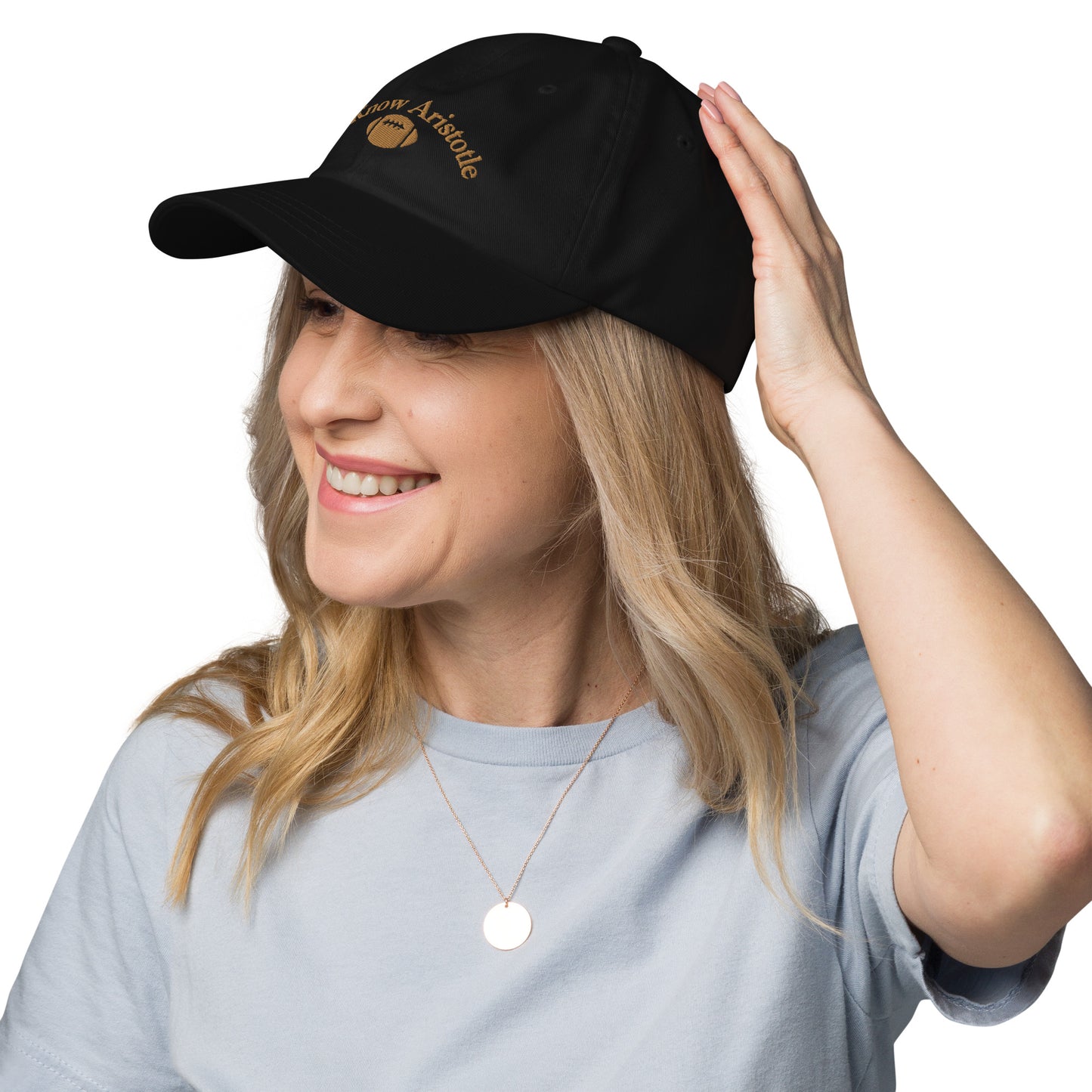 I Know Aristotle Dad Hat