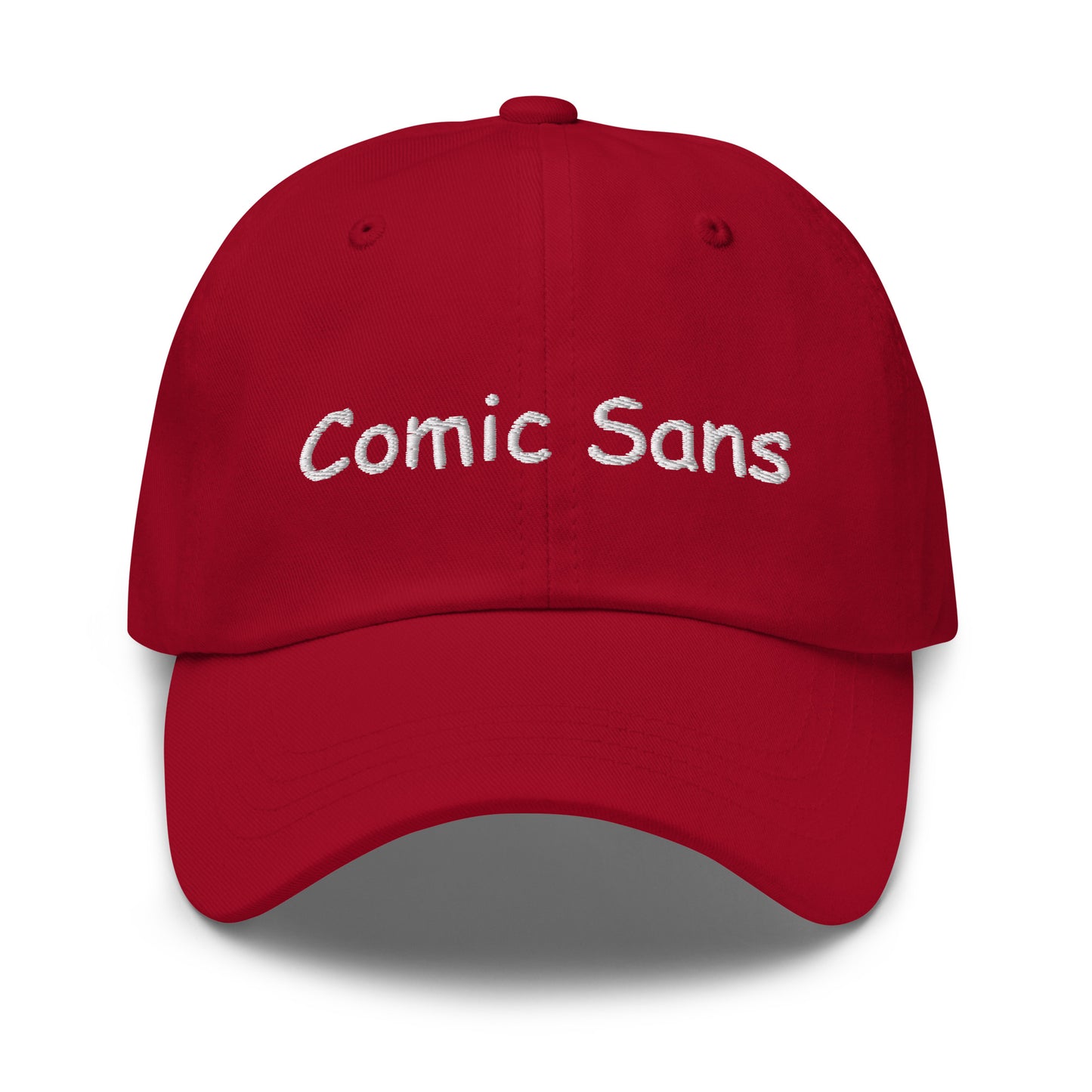 For Love of Fonts Dad Hat - Comic Sans