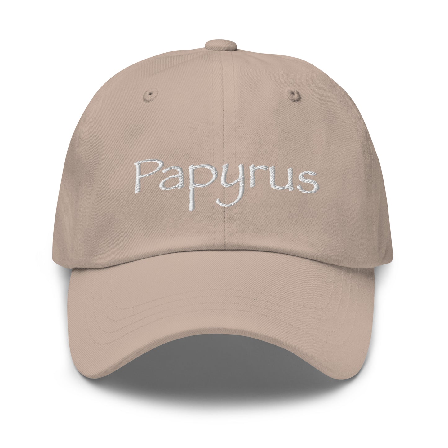 For Love of Fonts Dad Hat - Papyrus